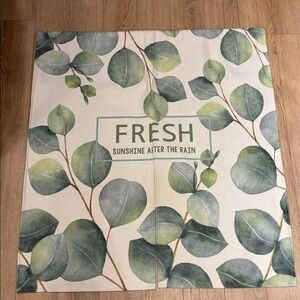 🍀🍃Leafy Home Garden Fabric Door Curtain